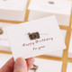 20 PCS Creative Simple Mini Ornaments Greeting Card Birthday Card DIY Folding Blessing Card Postcard, Random Style Delivery