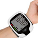 Wrist Type Electronic Blood Pressure Monitor Home Automatic Wrist Type Blood Pressure Measurement, Style: No Voice Announcement(White English)