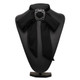 Satin Chiffon Bow Tie Women Shirt Collar Accessory(Black)