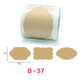 3 PCS Natural Brown Kraft Paper Gift Decoration Label Sticker, Size: 3 x 5 cm(B-37)