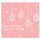 Creative Window Glass Door Removable Christmas Festival Wall Sticker Decoration(Crystal Ball)