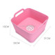 2 PCS Multifunctional Mobile Sink Kitchen Plastic Vegetable Washing Basket Fruit And Vegetable Storage Drain Basket(Pink)