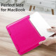 For Macbook 13 inch DUX DUCIS HEFI Series Laptop Protective Standing Sleeve(Rose Red)