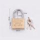 Copper Padlock Small Lock, Style: Short Lock Beam, 20mm Not Open