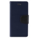 GOOSPERY SONATA DIARY for iPhone 8 & 7 Business Style Magnetic Clasp Horizontal Flip Leather Case with Holder & Card Slots & Wallet(Navy Blue)