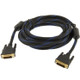 Nylon Netting Style DVI-I Dual Link 24+5 Pin Male to Male M / M Video Cable, Length: 3m