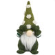 3 PCS Christmas Decoration Snowflake Hat Covered Eye Doll Forest Elderly Decoration Small Doll(Green)