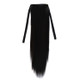Natural Long Straight Hair Ponytail Bandage-style Wig Ponytail for Women?Length: 45cm (Black)