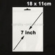 7 inch Zip Lock Anti-Static Bag, Size: 18 x 11cm (100pcs in one package, the price is for 100pcs)