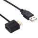 50cm HDMI Female + HDMI Male to USB 2.0 Male Connector Adapter Cable