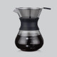 High Temperature Resistant Coffee Maker, Capacity:400ml, Style:With Strainer