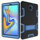 For Samsung Galaxy Tab A 10.5 T590 Shockproof PC + Silicone Protective Case，with Holder(Black Blue)