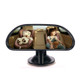 Car Auto 360 Degree Adjustable Suction Cup Rear View Mirror Baby Convex Mirror