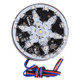 58 LEDs SMD 2835 Motorcycle Modified RGB Decorative Light Styling Flash Atmosphere Lamp, Diameter: 6cm, DC 12V