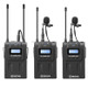 BOYA BY-WM8 Pro Dual-Channel 48CH UHF Wireless Microphone System with Transmitter and Receiver for DSLR Cameras and Video Cameras (Black)