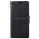 Silk Texture Horizontal Flip Leather Case for iPhone XR, with Holder & Card slots & Wallet & Photo Frame (Black)