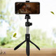 K05 Bluetooth 4.0 Mobile Phone Adjustable All-purpose Bluetooth Selfie Stick Self-timer Pole Tripod (Black)