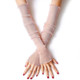 Ice-feel Purl Lace Thin Gloves Foot Sleeves Dual-use Sleeves, Size:One Size(Naked Powder)