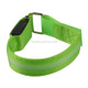 Green Nylon Night Sports LED Light Armband Light Bracelet, Specification:Battery Version