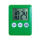 2 PCS Super Thin LCD Digital Screen Kitchen Timer Cooking Count Up Countdown Alarm Magnet Clock(Green)