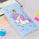 For Sony Xperia L2 Noctilucent Blue Horse Pattern TPU Soft Back Case Protective Cover