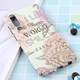 Luminous Pattern PC Protective Case for Huawei P30(Peony)