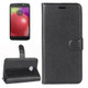 For Motorola Moto E4 (EU Version) Litchi Texture Horizontal Flip Leather Case with Holder & Card Slots & Wallet(Black)