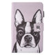 For Galaxy Tab E 8.0 / T377 Lovely Cartoon Bulldog Pattern Horizontal Flip Leather Case with Holder & Card Slots & Pen Slot