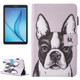 For Galaxy Tab E 8.0 / T377 Lovely Cartoon Bulldog Pattern Horizontal Flip Leather Case with Holder & Card Slots & Pen Slot
