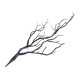 Peacock Coral Branches Plastic Artificial Plants Dry Tree Simulated Tree Branches Wedding Decoration(Dark Blue)