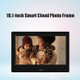 YHX15 10.1 inch Smart Cloud Photo Frame WiFi Electronic Digital Album, US / EU / UK Plug(Black)