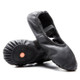 Crystal Satin Flower Decoration Dance Shoes Soft Sole Ballet Shoes Practice Dance Shoes For Children, Size: 25(PU Black)
