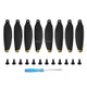 8 PCS/Set Sunnylife 4726F Low Noise Quick-release Wing Propellers for DJI Mini 2 (Gold)