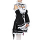 Cosplay Maid Outfit Life Clothes (Color:White Size:L)