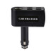 QC 3.0 4 USB Ports 6A with 1 Socket Cigarette Lighter Splitter Car Charger