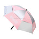 PGM Golf Fiberglass Straight Anti-typhoon Umbrella(Color:Pink Size:Auto)