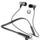 F106 Bluetooth 4.2 Hanging Neck Design Bluetooth Headset, Support Music Play & Switching & Volume Control & Answer(Black)