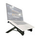 NEXSTAND Laptop Height Extender Holder Stand Folding Portable Computer Heat Dissipation Bracket, Size: 27x3.9x3.6cm(Black)