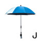 Stroller Universal Stroller Umbrella Sliding Baby Artifact Vinyl Anti-UV Universal Clip Sun And Rain Dual-use Umbrella(Blue)