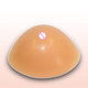 Triangular Concave Bottom Silicone Prosthesis Breast Postoperative Compensatory Breast, Size:400g(Complexion)