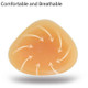 Triangular Concave Bottom Silicone Prosthesis Breast Postoperative Compensatory Breast, Size:200g(Complexion)