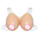 Cross-dressing Prosthetic Breast Conjoined Silicone Fake Breasts for Men Disguised as Women Breasts Fake Breasts, Size:2000g, Style:Transparent Shoulder Strap Non-stick(Complexion)