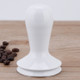 58mm Frosted Handle Stainless Steel Detachable Base Powder Press Solid Coffee Hammer(White)