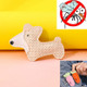 Mosquito Repellent Buckle PU Anti-mosquito Clip for Children Adults(White Puppy)
