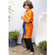 Coral Fleece Cosplay Robe Bathrobe for Child (Color:Orange Size:130)