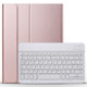 A098 Detachable Ultra-thin ABS Bluetooth Keyboard Protective Case for iPad Air 4 10.9 inch (2020), with Stand(Rose Gold)