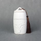 Plum Flower Pattern Stoneware Tea Cans Storage Tanks Ceramic Tea Set Tea Ceremony Accessories(White)