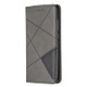 Rhombus Texture Horizontal Flip Magnetic Leather Case with Holder & Card Slots For Xiaomi Redmi 7A(Grey)