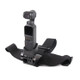 Elastic Adjustable Head Strap Mount Belt with Adapter for DJI OSMO Pocke(Black)