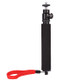 Universal 360 degree Selfie Stick with Red Rope for Gopro, Cellphone, Compact Cameras with 1/4 Threaded Hole, Length: 210mm-525mm